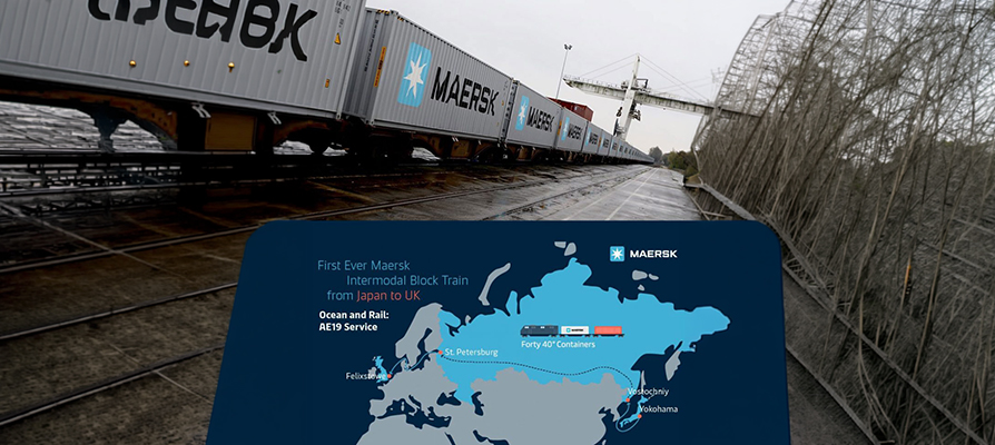 Maersk service from Japan to UK, by rail - EUROMOVERS