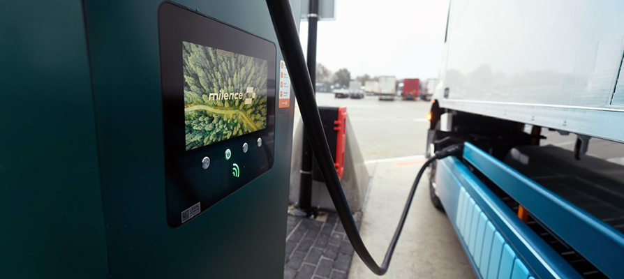 DKV Mobility partners with Milence for electric truck charging - EUROMOVERS