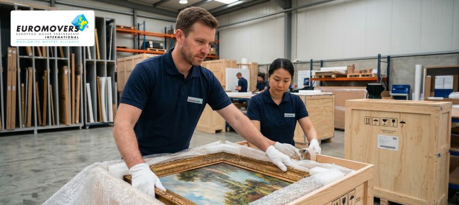How EUROMOVERS Network Provides Easy Art Shipping Services - Euromovers