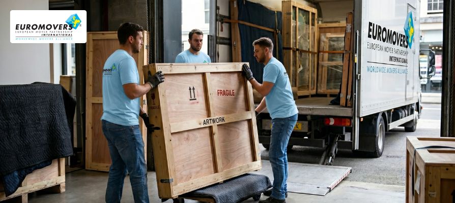 How to Choose Art Movers: Safe Artwork Transport Guide - EUROMOVERS