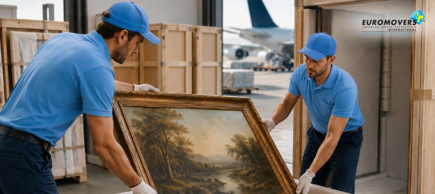 Fine Art Moving Services: How to Safely Transport Valuable Artwork Internationally - EUROMOVERS