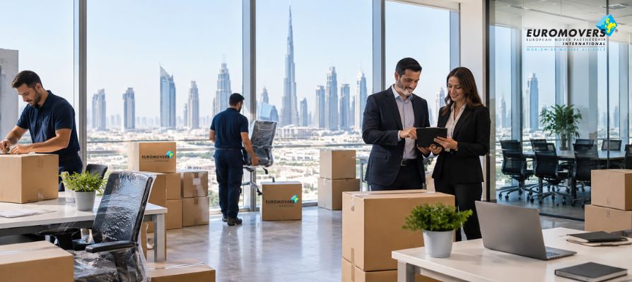 Office Relocation in Dubai: A Planning Guide for Corporate Decision-Makers - EUROMOVERS